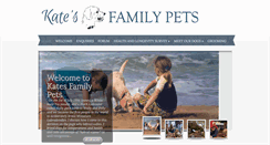 Desktop Screenshot of katesfamilypets.com