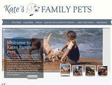 Tablet Screenshot of katesfamilypets.com